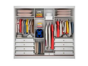 ROUPEIRO GUARDA ROUPA SOLLO C/ 3 ESP 8 GAV (23) – 273,6cm – 100% MDF – NOVO HORIZONTE – 2.36 – RN – 2.23 – PR