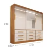 Roupeiro Guarda-Roupa Turim 2,11m – Bianchi- 1.09 - TD/RF - Image 3
