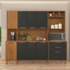 Kit Cozinha Porto 9P2G - 219cm - 8.7 - PR
