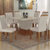 Mesa 8 Cadeiras Larissa - 135x135cm - 1.78 - PR