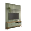 Painel Supremo 1,80m até 75″ + Rack Sirius 1,60m – Patrimar- 1.1- TD - Image 2