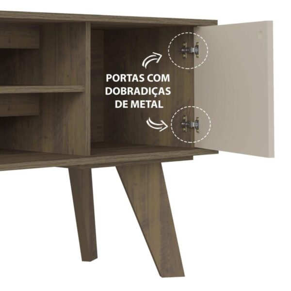 RACK FRANK ATÉ 50" 1 PORTA - 120 cm - ARTELY - 1.9/PR 2.0/SR - Imagem 7
