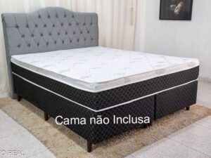 Cabeceira Casal Larg. 1.40m Berlim Veludo-2.3-RF