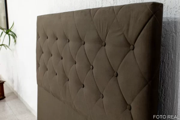 Cabeceira Casal Rio Larg. 1.40m Suede - 1.6/RF