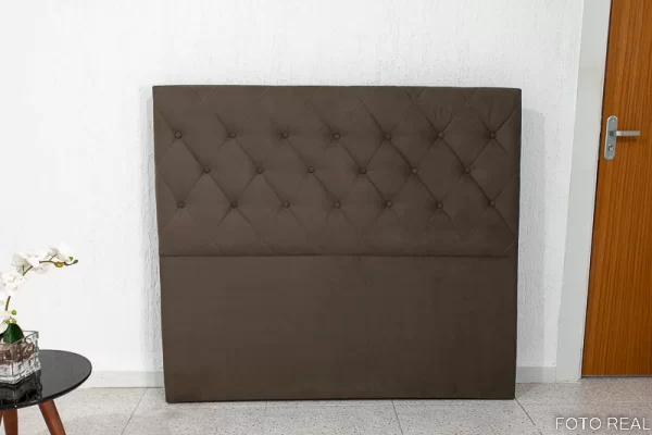 Cabeceira Casal Rio Larg. 1.40m Suede - 1.6/RF - Imagem 2