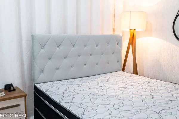 Cabeceira Casal Rio Larg. 1.40m Suede - 1.6/RF - Imagem 3