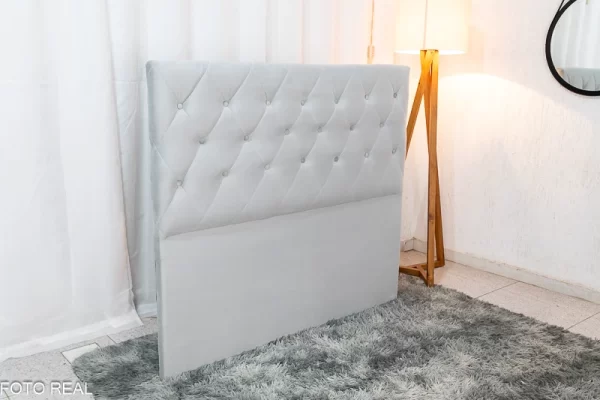 Cabeceira Casal Rio Larg. 1.40m Suede - 1.6/RF - Imagem 4