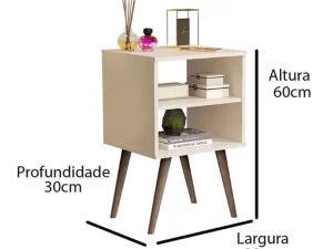 Mesa de Cabeceira 1515 Pérola JB Bechara – 0.8 – RF