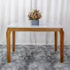 Mesa de Jantar Alegra Tampo Vidro Off 120×80 C/4 Cadeiras Diamante - 1.18 - RF - Image 3