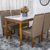 Mesa de Jantar Alegra Tampo Vidro Off 120×80 C/4 Cadeiras Diamante - 1.18 - RF - Image 5