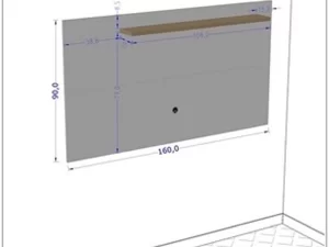 Painel Chanel para TV até 50” – Bechara- 2.0- RF