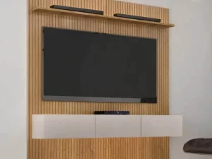 Painel Frisado Curitiba C/ Nicho TV até 70″ – 1.79m – Valdemoveis – 6.7 – RF