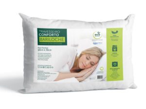 Travesseiro Conforto Bariloche Microfibra Siliconizada 50cm x 70cm – Eco Brazil – 0.2 – SR/TRA