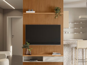 Painel Home Ripado Modular 1,40m – Linea Brasil 9.5/TRA