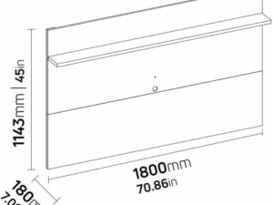 Painel Arcadia MDP 180cm – Caemmun – 2.7 – CW