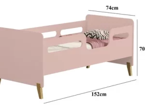 Mini Cama Juvenil Cecília MDF 74cm – VJ Móveis – 2.9 – CW