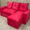 Estofado Lucas 2Lgs com Chaise Suede - 1,80m - 4.5 - SR - Image 3