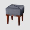Puff Slim Quadrado Veludo Inca - 40cm - Idealle - 1.8 - SR