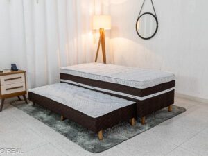 Cama Box Livina Solteiro C/ Auxiliar Molas Ensacadas D28 88cm x 188cm – Orthoside – 6.3 – SR – 5.9 – CW/RF/RN