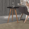 Mesa Apoio Canto MDF C/ Vidro 60cm - Luka Decor - 1.8 - CW - Image 2
