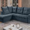 Estofado sofá Retratil Reclinavel Canto Colatina 250 2x70 com Chaise  Linho  Idealle 2.0/SR