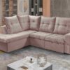 Estofado sofá Retratil Reclinavel Canto Colatina 250 2x70 com Chaise  Linho  Idealle 2.0/SR - Image 2