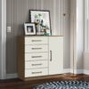 Comoda Milao 5G1P  91cm - corrediça metálica -  Aramoveis 2.6/SR
