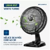 VENTILADOR DE MESA MONDIAL TURBO 8 PÁS 3 VELOCIDADES - 40 CM - MONDIAL - Image 8
