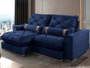 Sofa Retratil e Reclinavel Poseidon Vicam Estofados – 2,50m – 2.0/TD