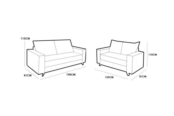 ESTOFADO SOFA 3X2 LUG MOD 8100 SF.3130  – BOARETO - 1.0/RN - Image 5