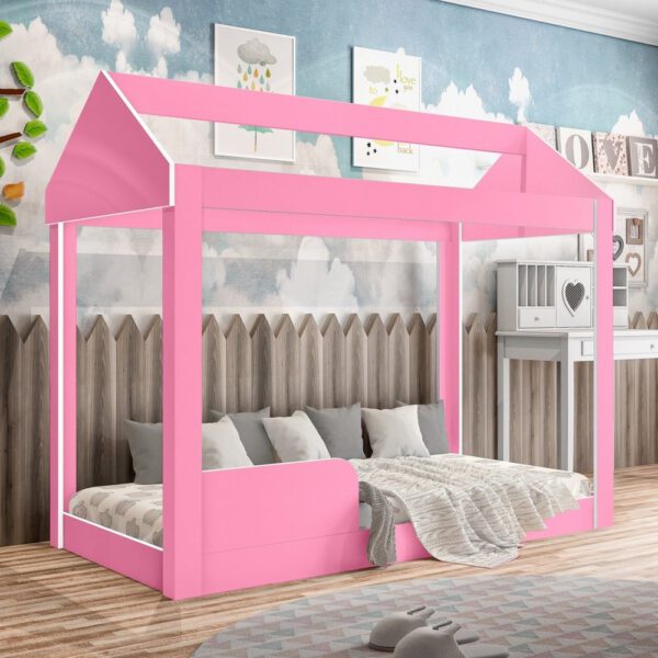 Cama Infantil Montessoria Crystal Baby - JA Móveis - 100% MDF - 2.7/SR