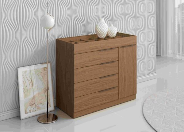 Comoda Arv Sevilha 5P1P - 1,10m - c/ porta Joia - Aramoveis - 4.3/SR