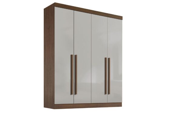 Roupeiro Da Vinci Plus 4P D'Doro 100%MDF - 1,85m - 1.20/SR/LD 1.15/RF/PR - Imagem 2