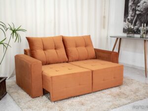 Estofado Retratil Duda 2x90cm Veludo Diviminas – 1,80m – 6.1/SR