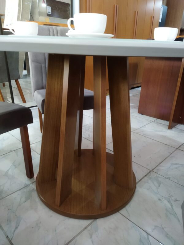 MESA ROSE REDONDA 1,20 - BORDA CHANFRADA - MDF 5.9/TRA