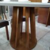 MESA ROSE REDONDA 1,20 - BORDA CHANFRADA - MDF 5.9/TRA - Imagem 3