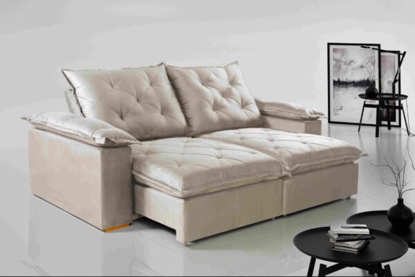 Estofado Retratil Reclinavel Leblon 210 2x80 Evidence - 2,10m - 1.7/SR - Imagem 4