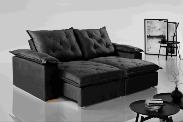 Estofado Retratil Reclinavel Leblon 210 2x80 Evidence - 2,10m - 1.7/SR - Imagem 3
