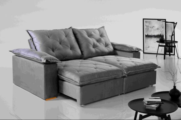 Estofado Retratil Reclinavel Leblon 210 2x80 Evidence - 2,10m - 1.7/SR - Imagem 2