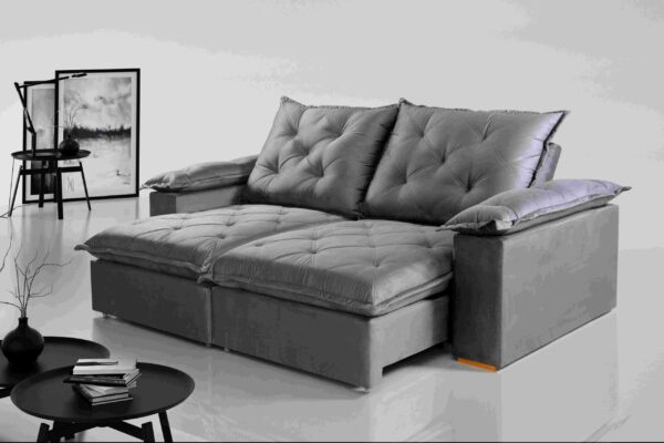 Estofado Retratil Reclinavel Leblon 2x100 Evidence - 2,50m - 1.9/SR - Imagem 3