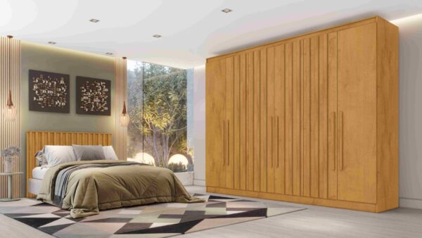 Roupeiro Oxford 6P4G MadeMarcs Moveis 100%MDF - 2,10m - 1.2/SR - Imagem 3