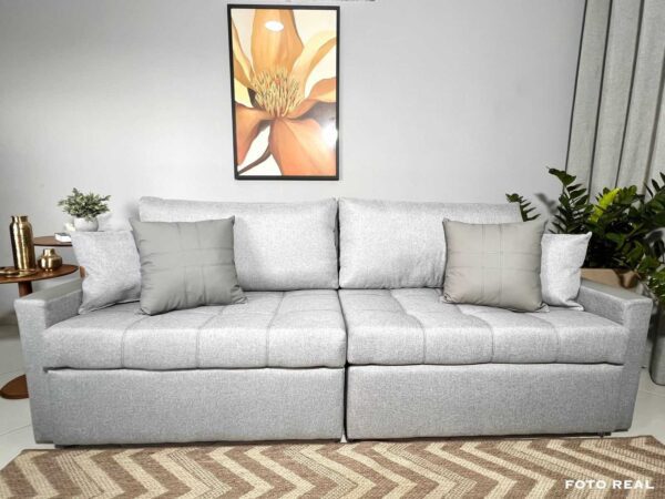 Sofa Cama Monaco 200 2x90cm 10cm -Linho - Orthobox- SR/1.82