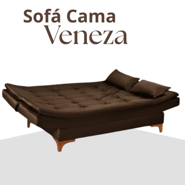 Sofa Cama Veneza Top Estofados - 1,88m - 7.0/SR - Imagem 2