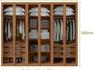 Roupeiro Closet Solaris Lopas – 2,75m – 4.1/TRA