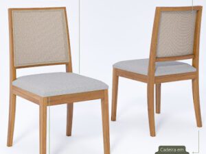 Mesa de jantar Ficus 1,60 M c/6 Cadeiras Buriti – TRA/2.66