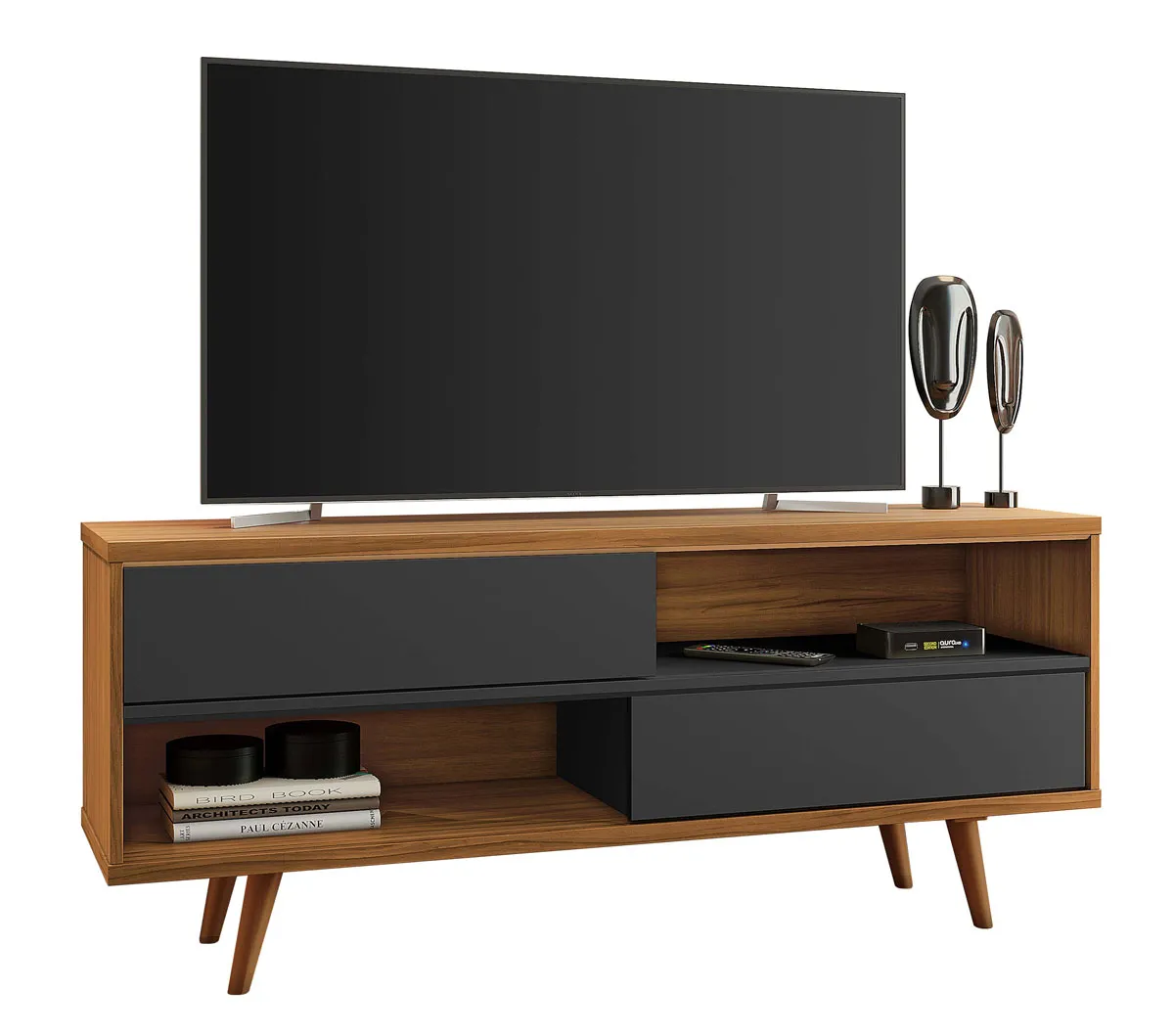 RACK BANCADA XADREZ 1180- TV 50' - 1,35M - NOTAVEL - 2.3/TRA/RF/RN/SR - Imagem 4