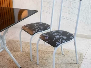 Mesa Paraty Base Cabo Frio (140x75cm) + 6 Cadeiras Parati – Teixeira – 6.8/RF
