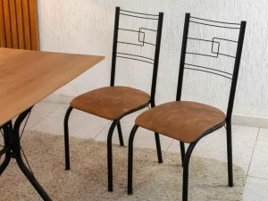 Mesa Paraty Base Cabo Frio(120x75cm) + 4 Cadeiras Paraty – Teixeira – 4.9/RF