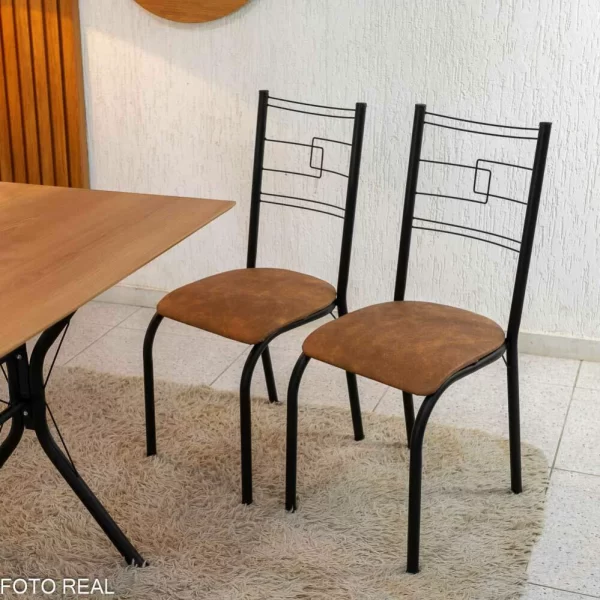 Mesa Paraty Base Cabo Frio(120x75cm) + 4 Cadeiras Paraty - Teixeira - 4.9/RF - Imagem 2
