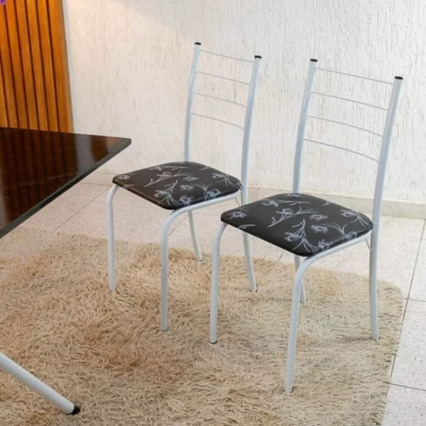 Mesa Rio Base Ipanema(64x64cm) + 4 Cadeiras Rio - Teixeira - 3.2/RF - Imagem 3